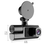 Built-in WiFi GPS Front 2K And Rear 1080P Dash Camera