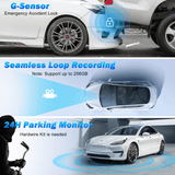 NEXPOW Front and Rear 4K Full HD Dash Cam with Built-in WiFi GPS