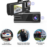 Built-in WiFi GPS Front 2K And Rear 1080P Dash Camera