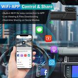1080P Full HD Dash Camera with 64GB SD Card, 24H Parking Monitor