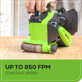 Greenworks 24V Brushless Cordless Belt Sander Kit with Dust Bag and 60 Grit Sandpaper, 4Ah Battery and Charger Included