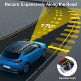 Podofo Waterproof USB DVR Dash Cam with G-Sensor Video Recorder