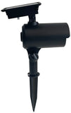 Mainstays Solar Powered Black LED Landscape Spot Light, 60 Lumens (2 Count)