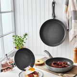 Ballarini Modena by Henckels Forged Aluminum 3-piece Fry Pan Set, 8", 10" & 12"