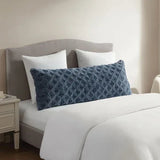Faux Fur Body Pillow - 20"x54" Ultra-Soft Jacquard Cover Versatile Full-Body Pillow