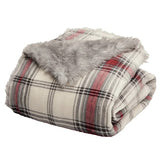 Orvis Cozy Luxe Throw Blanket, 60" x 70" Velvet Plush Reverse to Faux Fur Throw