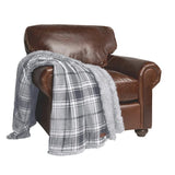 Orvis Cozy Luxe Throw Blanket, 60" x 70" Velvet Plush Reverse to Faux Fur Throw