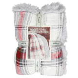 Orvis Cozy Luxe Throw Blanket, 60" x 70" Velvet Plush Reverse to Faux Fur Throw