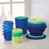 Tupperware Heritage 32-Piece Food Storage Set - Airtight Seal Bowls & Canisters