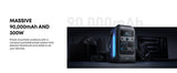 Anker SOLIX C300X DC Portable Power Station Generator with 100W Fast Charger