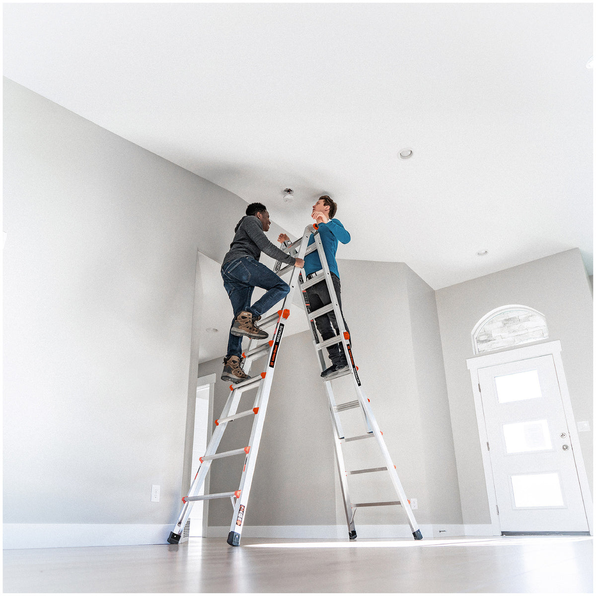 Little Giant Ladders Megalite M18 Telescoping Multi-position Ladder ...