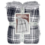 Orvis Cozy Luxe Throw Blanket, 60" x 70" Velvet Plush Reverse to Faux Fur Throw
