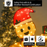 48-Inch 3D Gingerbread Man Outdoor Christmas Yard Decoration with LED Lights