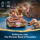LEGO Harry Potter Chomping Monster Book of Monsters 76449 Building Set – 518-Piece Collectible Toy