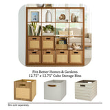 Better Homes & Gardens 16 Cube Modern Bookshelf Storage Organizer