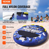 VEVOR 2 Person Towable Tube for Boating, Round Deck Tube
