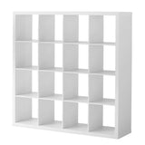 Better Homes & Gardens 16 Cube Modern Bookshelf Storage Organizer