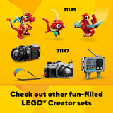 LEGO Creator 3in1 Flatbed Truck with Helicopter 31146 Set (270 Pcs)