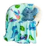Kids Licensed Faux Fur Pillow & 50" x 70" Throw Set – Hello Kitty or Stitch