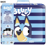 200+ Piece Bluey Deluxe Activity Art Set – Metal Carrying Case, Coloring Sheets, Stickers, Markers & Crayons