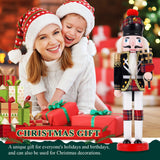 12" Wooden Nutcracker Soldier – Sword, Movable Jaw & Gift Box
