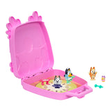 Bluey Chattermax Figure Carrying Case – 4 Figures, 3 Musical Accessories & Kiwi Play Mat