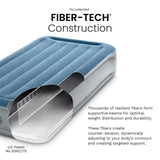 Intex 15" Twin Essential Rest Dura-Beam Air Mattress with Built-In Electric Pump
