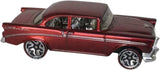 Hot Wheels ID ’56 Chevy Bel Air – 1:64 Spectraflame Red Die-Cast in Flip-Top Box