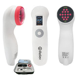 iReliev PainIQ+ Red and Near-Infrared Laser Therapy Device with Carrying Case, 650 nm and 808 nm, 2 Intensity Levels