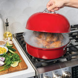 Nordic Ware Deluxe Kettle Smoker Set With 5 Woodchip Varieties Stovetop BBQ Kit