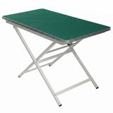 ApexDesk Foldable Pet Grooming Table, 46" × 24" Adjustable Overhead Arm
