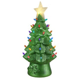 40" Mr. Christmas LED Blow Mold Nostalgic Christmas Tree with 43 Lights and Ground Stakes
