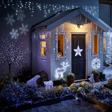 360 LED Icicle Christmas Lights, 29.5 ft Connectable Waterproof Curtain String Lights