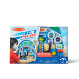 Melissa & Doug Jet Pilot Interactive Dashboard – Wooden Airplane Cockpit Toy