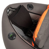 Miumaeov Inflatable Fishing Boat with Adjustable Backrest, Portable Float Tube