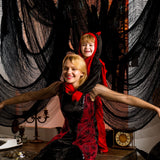3-Pack Halloween Black Creepy Cloth 23.6" x 68.5" – Spooky Gauze