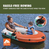 Ozark Trail 2-Person Inflatable Recreational Raft Set with Oars & Hand Pump