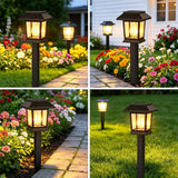 Maspost 12 Pack Solar Pathway Lights – Warm White LED Outdoor Landscape Lights