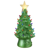 40" Mr. Christmas LED Blow Mold Nostalgic Christmas Tree with 43 Lights and Ground Stakes