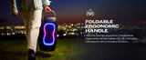 JBL 22.6" PartyBox 130 – Portable Bluetooth Party Speaker with Wireless Microphone
