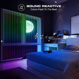 Monster RGBIC Smart Curtain Light Display – 520 LED Smart Curtain Lights, 4.9 ft x 6.5 ft