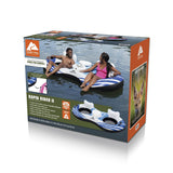 Ozark Trail Rapid Rider Double 2-Person River Tube with Cooler, Cup Holders & Mesh Seats