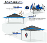 POPUP-SHADE 13'X13' Instant Canopy with Wheel-Bag