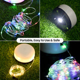 Bell + Howell 50 ft Retractable Camping String Lights, 125 LED Color Changing Outdoor Lights