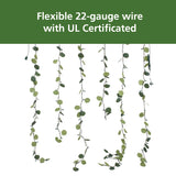 Mainstays Eucalyptus Curtain String Lights, 9.5 ft x 6.56 ft, 480 Warm White Incandescent Lights