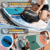 Genreen 11' Inflatable Stand Up Paddle Board Set with Complete SUP Accessories