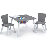 4-Piece Delta Children Toddler Playroom Set – Activity Table, 2 Chairs & 6-Bin Toy Organizer