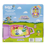 Bluey Chattermax Figure Carrying Case – 4 Figures, 3 Musical Accessories & Kiwi Play Mat