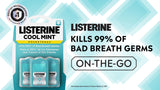 Listerine Cool Mint PocketPaks Breath Strips 432 Count 6-Pack Fresh Breath