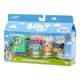 4-Pack 2.5"–3" Bluey Here Come the Grannies Poseable Figures – Madge, Janet, Rita & Gladys